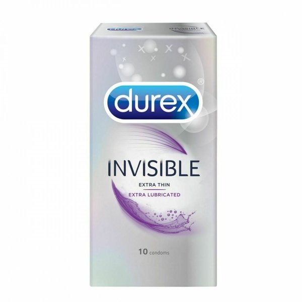Durex Invisible - Prezerwatywy dodatkowo nawilżone (1op./10szt.)
