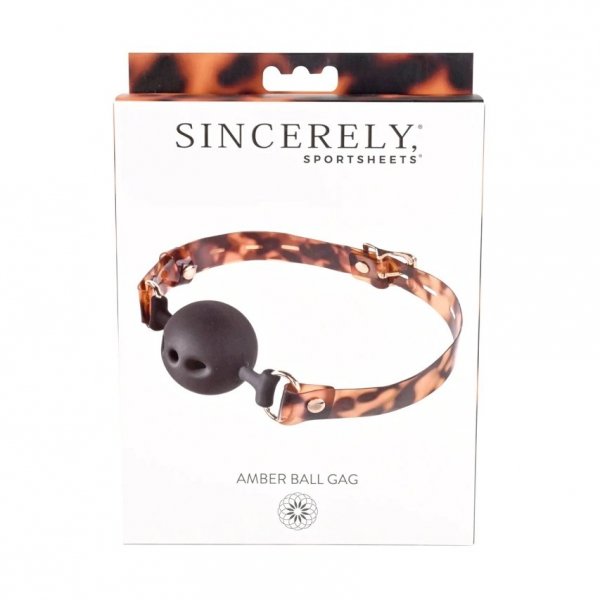 Sportsheets Amber Ball Gag - knebel (panterka)