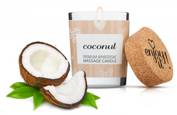 MAGNETIFICO ENJOY IT! Coconut - aromatyczna świeczka do masażu (kokos)