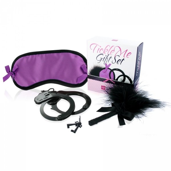 LoversPremium Tickle Me Gift Set Purple - zestaw do krępowania (fioletowy)