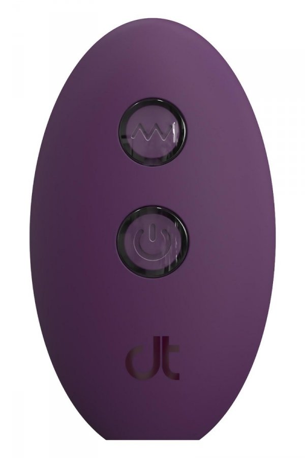 Dream Toys Glam Strong Anal Vibe - korek analny z wibracjami (fioletowy)