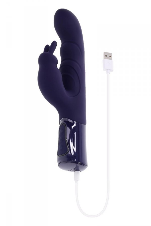 Evolved Rabbit Vibrator Big Deal Black - wibrator króliczek (fioletowy)