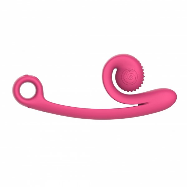 Snail Vibe Curve Vibrator Pink - masażer łechtaczki (różowy)