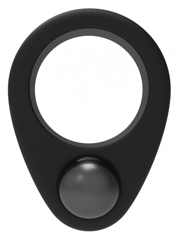 Dream Toys RAMROD COCKRING SINGLE WEIGHT - pierścień z odważnikiem (czarny)