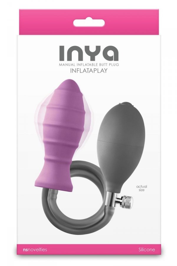 NS Novelties Inya Inflataplay Pink - korek analny z pompką (różowy)