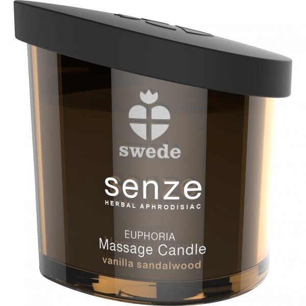 Swede - Senze Euphoria Massage Candle Vanilla Sandalwood 150 ml - świeca do masażu (wanilia/drzewo sandałowe)