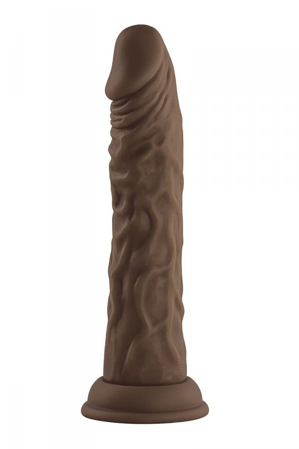 FEMMEFUNN WIRELESS TURBO SHAFT BROWN- wibrujące dildo z pilotem (brązowy)