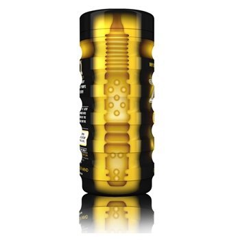ZOLO - CUP PERSONAL TRAINER - masturbator (żółty)