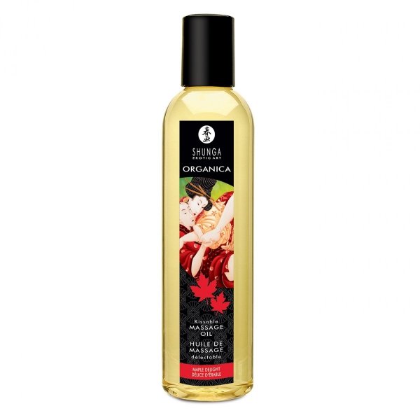 Shunga Maple Delight Organic Massage Oil 250 ml - olejek do masażu (klonowy) 