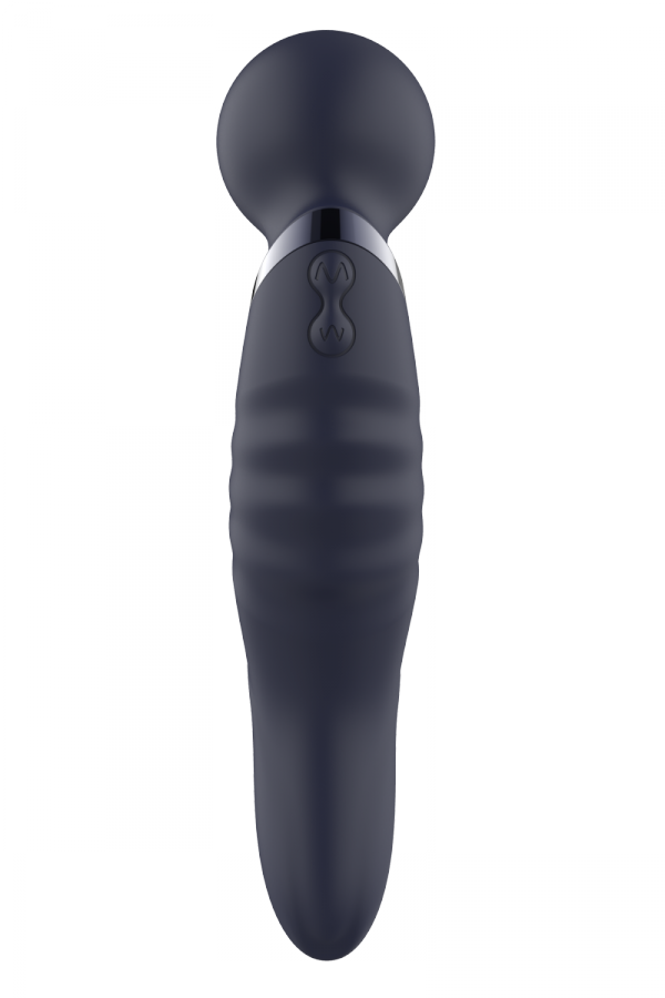 Dream Toys GLAM DUAL WAND VIBE - masażer ciała (czarny)