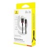 Kabel Baseus Dura USB-Typ C 60W 1m (czerwono-czarny)