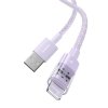 Kabel Baseus Gem 2.4A 2m (fioletowy)