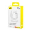 Kabel Baseus Gem Typ C-Typ C 100W 1m (biały)