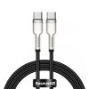 KABEL USB-C DO USB-C BASEUS CAFULE, 100W, 1M (CZARNY) KABEL USB CATJK-C01