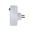 ESPERANZA ROZGAŁĘŹNIK ELEKTRYCZNY 3 GNIAZDA Z WYŁĄCZNIKIEM BIAŁY ELK304W