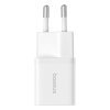 Ładowarka Baseus GaN5 mini 1C 25W+kabel USB-C biały