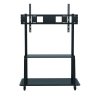 TECHLY STOJAK MOBILNY TV LED/LCD/PDP 55-100 CALI 150KG Z PÓŁKĄ ICA-TR30