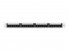 LANBERG PATCH PANEL 24 PORT 1U 19 KAT.6A UTP SZARY PPUA-1024-S
