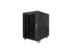 LANBERG SZAFA STOJĄCA RACK 19 15U 600X800 DRZWI SZKLANE LCD CZARNA FF01-6815-12BL (FLAT PACK)