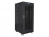 LANBERG SZAFA STOJĄCA RACK 19 27U 600X800 DRZWI PERFOROWANE LCD CZARNA FF01-6827-23BL (FLAT PACK)