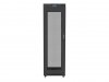 LANBERG SZAFA STOJĄCA RACK 19 42U 600X800 DRZWI PERFOROWANE LCD CZARNA FF01-6842-23BL (FLAT PACK)