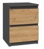 Szafka nocna M2 30x30xH40 antracyt/artisan
