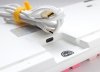 Ducky One 3 TKL Gossamer Pink klawiatura Gaming USB Niemiecki Różowy, Biały
