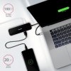 Axagon HMC-6GL stacja dokująca USB 3.2 Gen 1 (3.1 Gen 1) Type-C Czarny, Szary