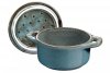 STAUB Mini Cocotte Okrągły 4 szt. - 200 ml 40508-160-0 Antyczny turkusowy