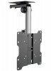Techly ICA-CPLB 222 uchwyt do telewizorów 94cm (37) Czarny, Srebrny