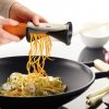 GEFU Spirelli krajalnica Ręczny Czarny, Srebrny Plastik, Stal nierdzewna