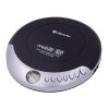 Discman z funkcją automatycznego wznawiania i anti-shock czarno-srebrny