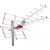 Antena zewnętrzna TV DVB-T/T2 H.265 HEVC Combo UHF VHF pasywna max 100dBµV Maclean MCTV-855 filtr Lte