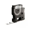 TAŚMA DYMO D1-12MM X 5,5M POLIESTROWA TRWAŁA CZARNY/BIAŁY