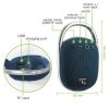 Techly ICASBL321BL głośnik przenośny Głośnik mono przenośny Niebieski 5 W