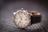Zeppelin 7684-5 zegarek Wrist watch Męski Kwarc Srebrny