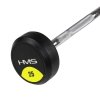 Sztanga/gryf stały gumowany łamany 25 kg HMS GSL25