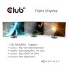 CLUB3D CSV-1564W65 stacja dokująca Dokujący USB 3.2 Gen 1 (3.1 Gen 1) Type-C Czarny