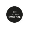 Zasilacz Qoltec 51508.45W do notebooka Asus (19 V; 2,37 A; 45W; 3 mm x 1 mm)