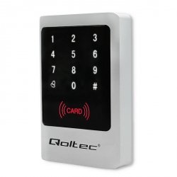 QOLTEC ZAMEK SZYFROWY MIMAS Z CZYTNIKIEM RFID | KOD | KARTA | BRELOK | DZWONEK | IP68 | EM