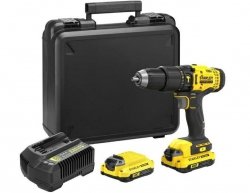 wiertarko-wkrętarka udarowa 18v fatmax v20 2x1,5ah kufer