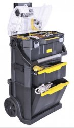Stanley STST1-79231 walizka/ torba Pokrowiec w typie walizki na naóżkach Czarny, Żółty