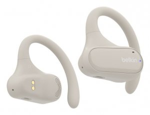 BELKIN SŁUCHAWKI BT Z OTWARTYM UCHEM CLEARFIT, KREMOWE