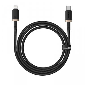 Kabel Baseus Dura Typ C 20W 1m (czarno-złoty)