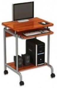 TECHLY BIURKO KOMPUTEROWE MAŁE 600X450 NA KÓŁKACH