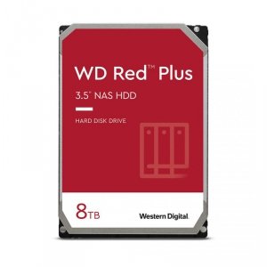 Dysk HDD WD Red Plus WD80EFPX (8 TB ; 3.5; 256 MB; 5640 obr/min)
