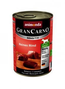 ANIMONDA Grancarno Sensitiv wołowina z ziemniakami - mokra karma dla psa - 400g