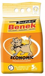 CERTECH Super Benek Economic - żwirek dla kota zbrylający 5l