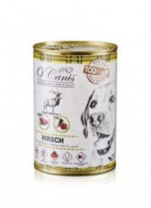 O'CANIS Jeleń z kaszą gryczaną - mokra karma dla psa - 400 g