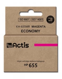 Actis KH-655MR Tusz (zamiennik HP 655 CZ111AE; Standard; 12 ml; czerwony)